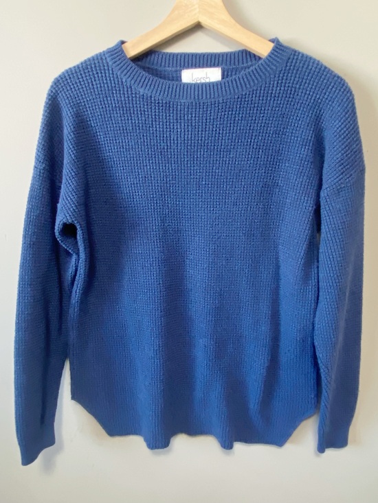 Kersh Sweaters - Kersh Sapphire Blue Crewneck Knit Sweater